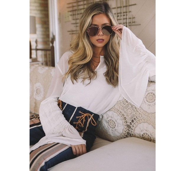 Anthropologie {Judith March} Flare Lace Up Jeans - Picture 9 of 9